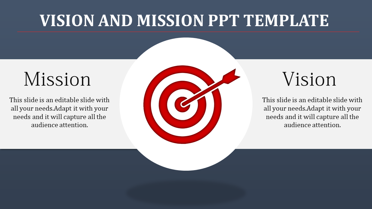 Unique Vision and Mission PPT Template and Google Slides